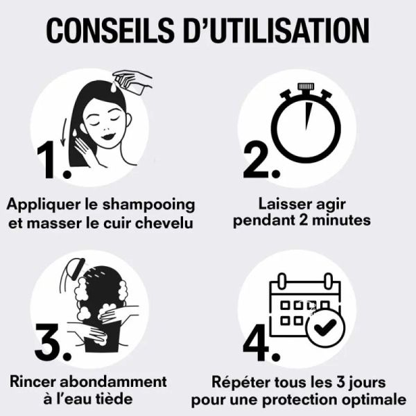 Shampoing Lavant Protecteur 72H - Anti Poux - 200 ml