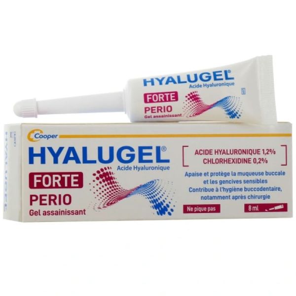 Gel assainissant Hyalugel Forte Perio - Tube 8 ml