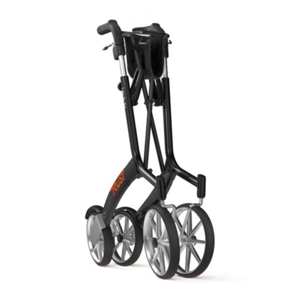 Rollator 4 roues avec sac - Let's Go Out - Noir