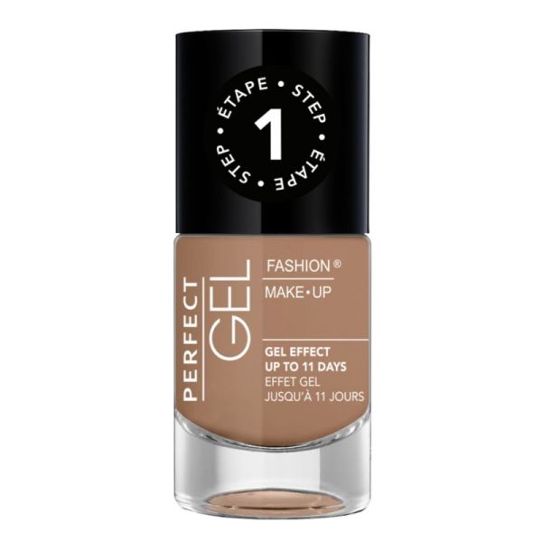 Fashion Make-Up - Perfect Gel Vernis - Etape 1 - N°01 Nude - 10ml