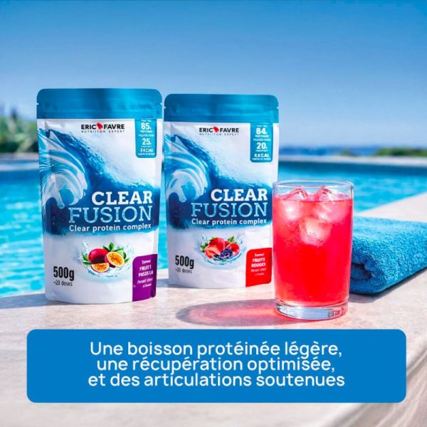 Clear Fusion Proteine - Goût Fruits de la passion - Sachet 500g