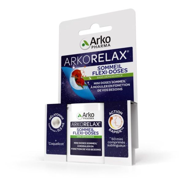 Arkorelax - Sommeil Flexi-Doses - 60 comprimés