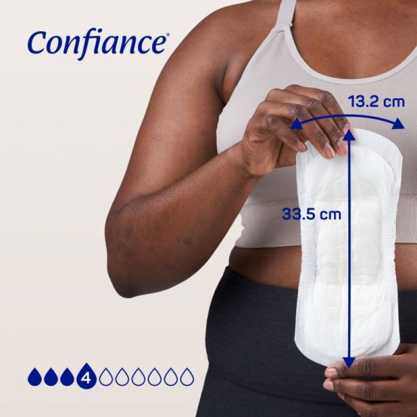 Confiance Lady Pads - 4 gouttes - Sachet de 12