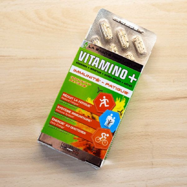 Vitamino+ - Fatigue Système immunitaire - 30 comprimés