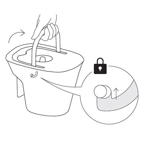 Let's Help Me - Chaise percée - Or rosé