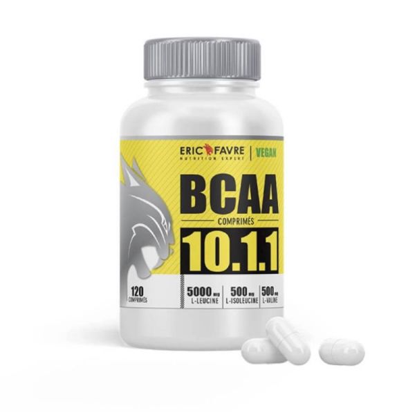 BCAA 10:1:1 Vegan - Tonus musculaire - 120 comprimés