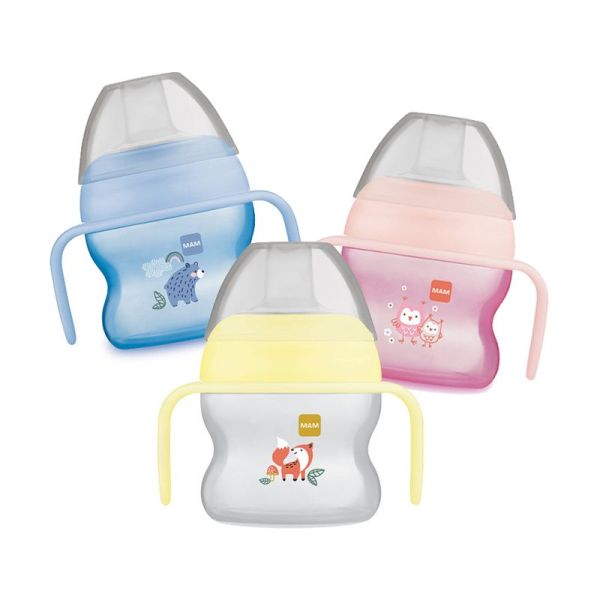 Tasse d'apprentissage à bec souple et anses - 150 ml - 6 mois et plus