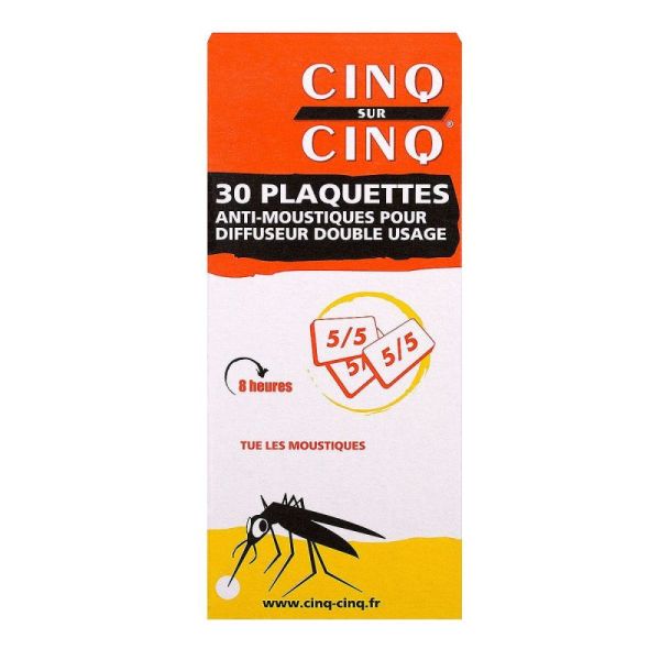 Cinq sur Cinq Tropic Lotion Anti-Moustiques Lot de 2 x 75 ml - PharmaJ