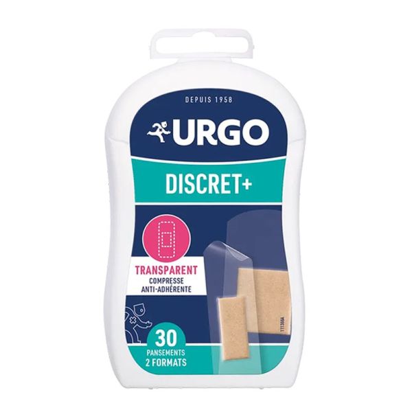 Urgo Discret + - 30 pansements transparents