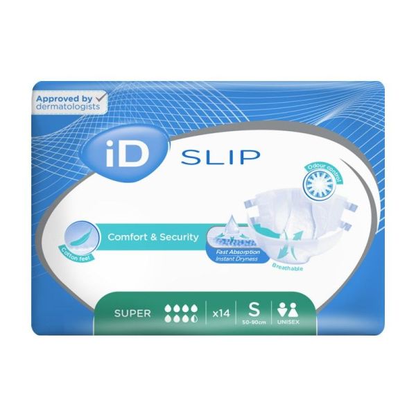 Slip Incontinence Adulte Homme ou Femme - Super - Paquet de 14