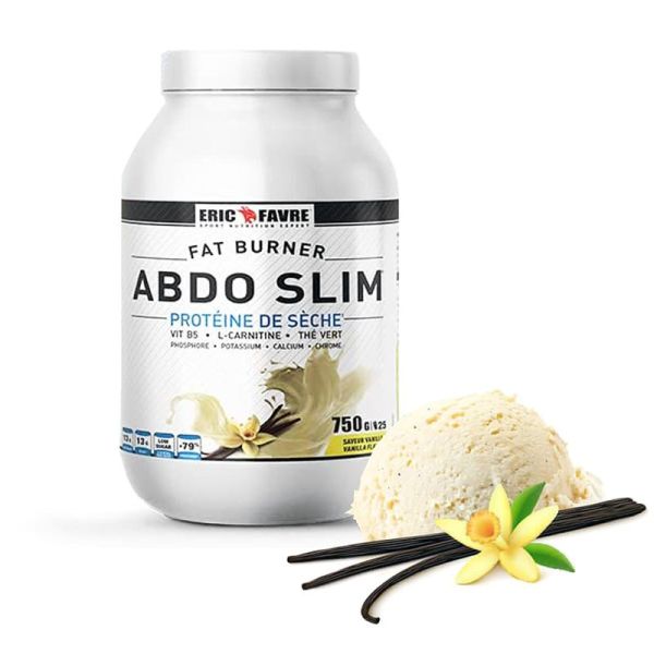 Abdo Slim - Protéine de sèche - Fat Burner - Silhouette Abdo Bonus - Vanille - 750g