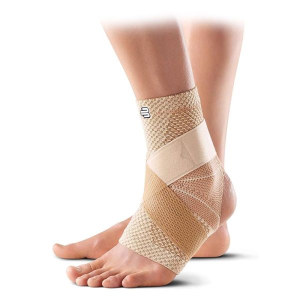 Chevillère MalleoTrain S Open Heel - Ouvert au Talon - Beige - Pied Gauche