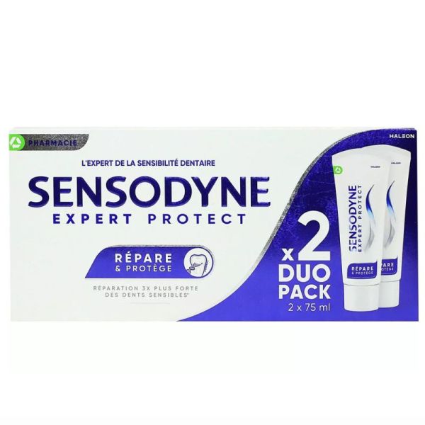 Dentifrice Expert Protect Duo - Répare et Protège - Lot de 2 x 75 ML