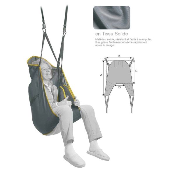 Sangle de Transfert Universelle avec Repose Tête tissu Solide