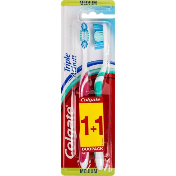 Brosse à dents - Triple Action Duo - Medium