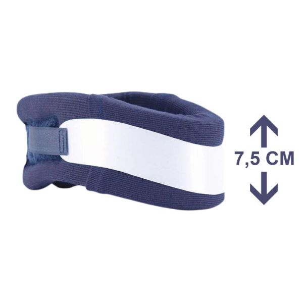Collier cervical Bleu marine - C2 - Hauteur de cou 7,5 CM