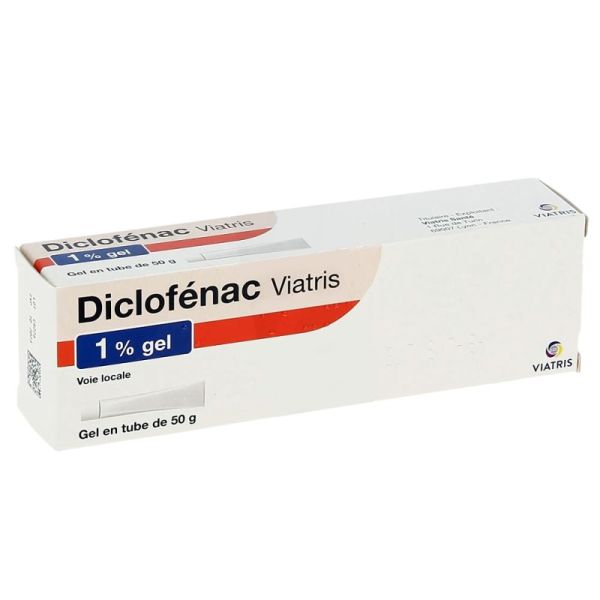 Gel Diclofenac 1% - Anti-inflammatoire et Antalgique - Tube 100g