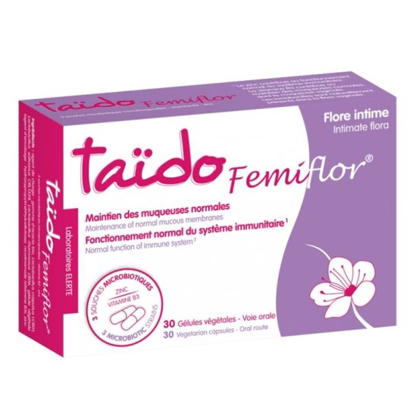 Taïdo Femiflor - Flore intime - 30 gélules végétales