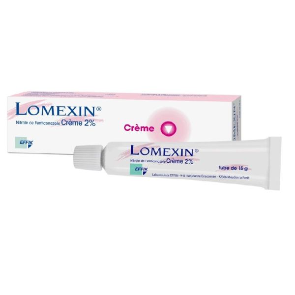 Crème Lomexin 2% - Mycoses cutanées ou muqueuses - Tube 15g