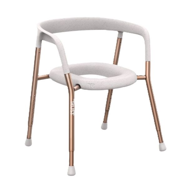 Let's Help Me - Chaise percée - Or rosé