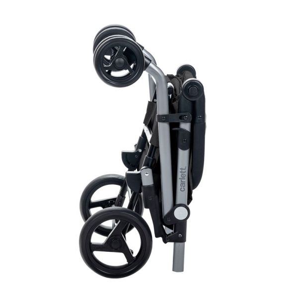 Chariot de courses 4 roues à pousser Lett 435 - Gris