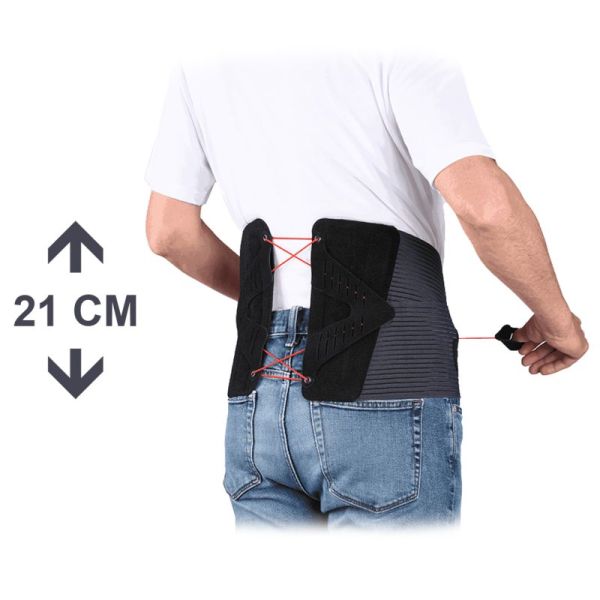 Ceinture pour le mal de dos - Lombogib Easy - Hauteur 21 CM