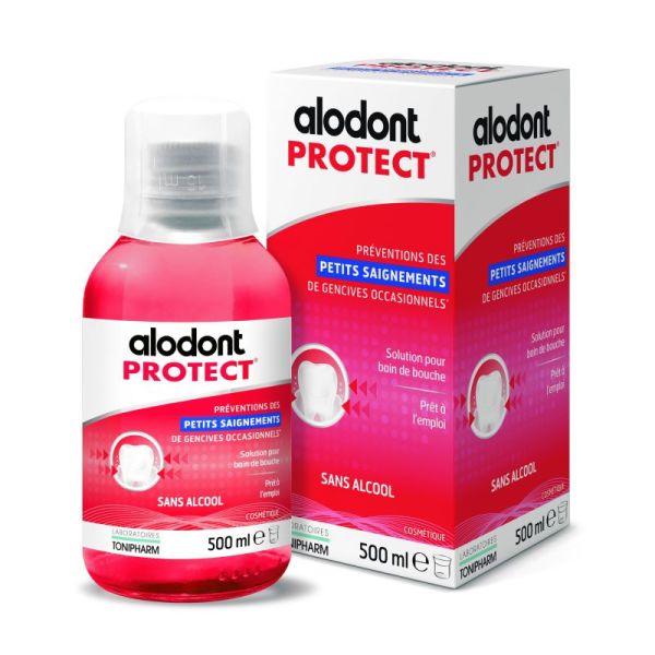 Alodont Protect - Petits saignements - Solution bain de bouche 500 ml