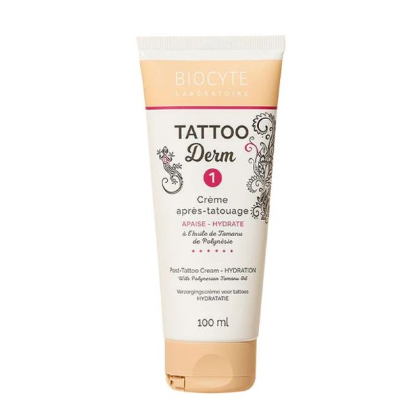 Crème après-tatouage Tattoo Derm 1 - Apaise Hydrate - 100 ml