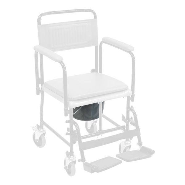 Seau avec couvercle pour chaise WC Mobilis Plus Herdegen