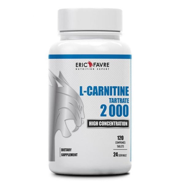 L-Carnitine 2000 Tartrate High Concentration - Performances physiques - Pot 120 comprimés