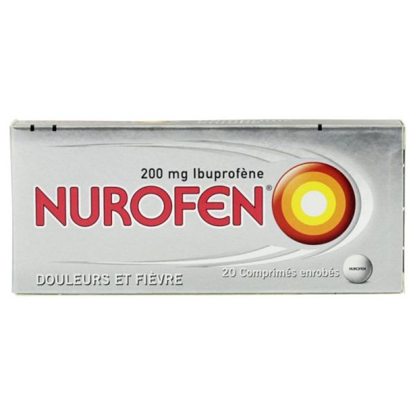 Nurofen 200mg - Douleurs Fièvre - 20 comprimés