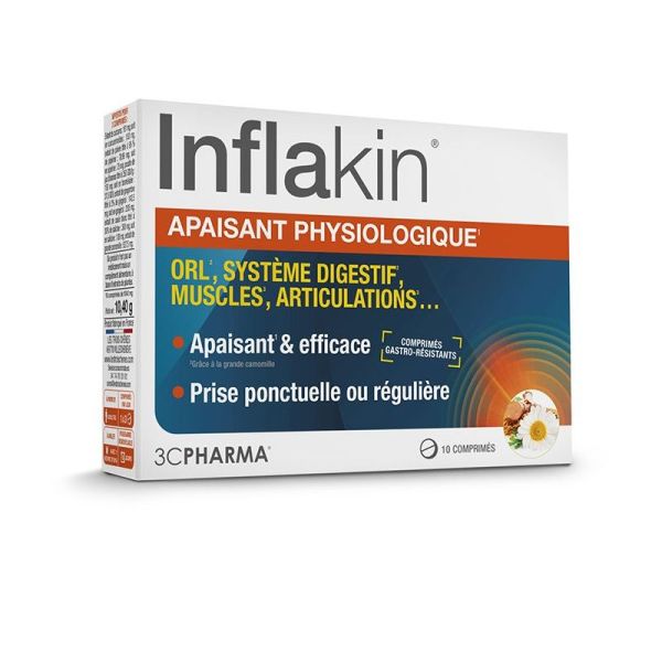 Inflakin - Apaisant Physiologique - 10 comprimés