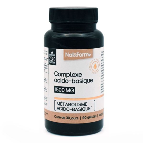 Premium - Complexe Acido-Basique 1500 MG - Métabolisme - 90 gélules