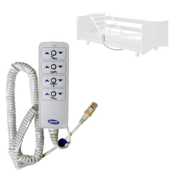 Télécommande HL400 à 3 fonctions et verrouillage pour lit Alegio NG