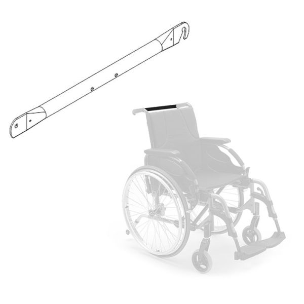 Barre Tendeur de dossier - Chaise roulante Action 4NG - Largeur assise 40,5 cm