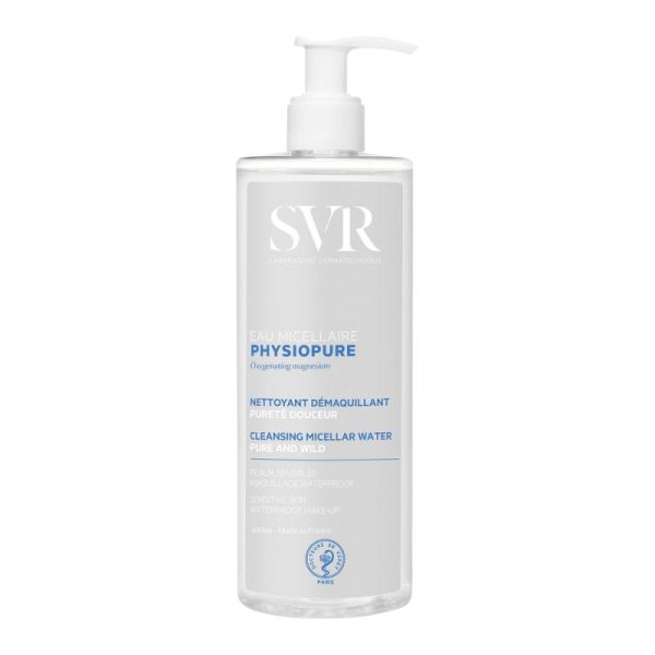 Eau Micellaire Nettoyant Démaquillant Physiopure - 400 ml