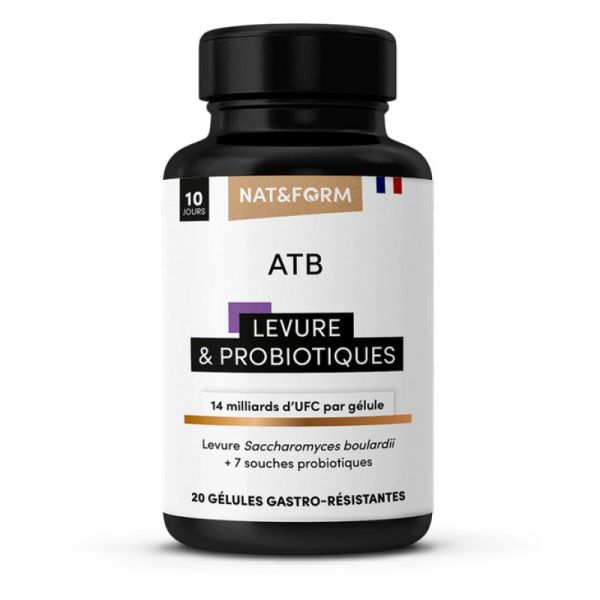 ATB Levure & Probiotiques - 20 gélules végétales