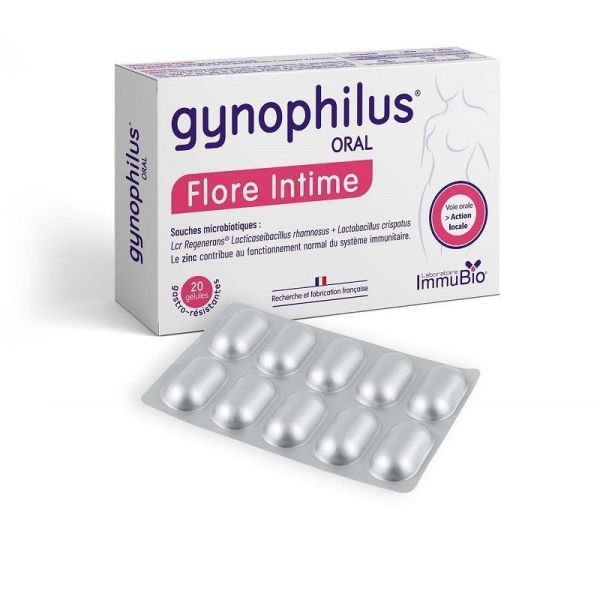 Gynophilus Oral - Flore intime - 20 gélules
