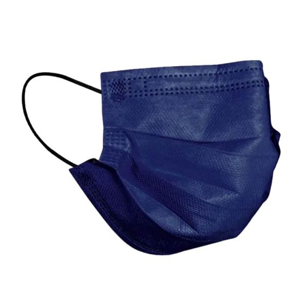 Masque chirurgical 3 plis - Type IIR - Bleu - Bte de 50