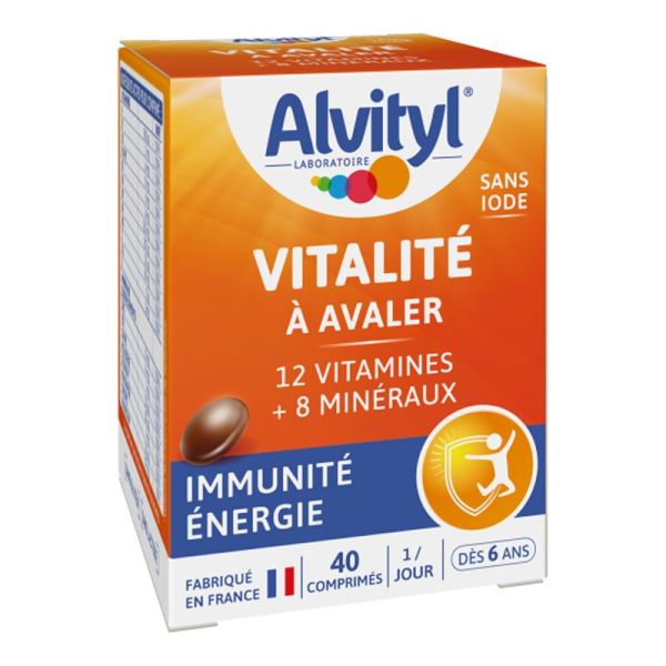 Vitalité à avaler - Immunité Energie - 40 Comprimés