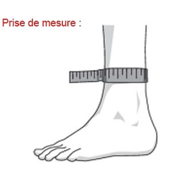 Chevillère MalleoTrain - Beige - Cheville Droite