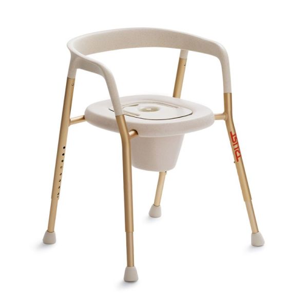 Let's Help Me - Chaise percée - Or rosé