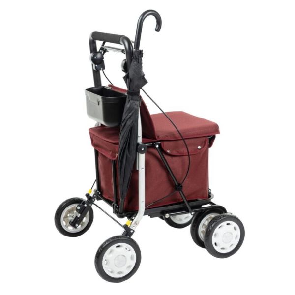 Rollator Caddy Lett900 - Rouge