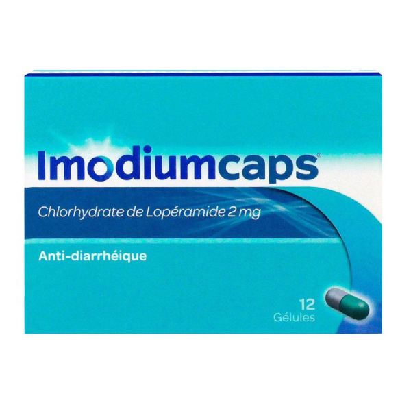 Imodiumcaps 2mg - Anti-diarrhéique - 12 capsules