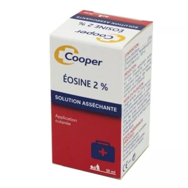 Eosine 2% - Solution asséchante - Flacon 50 ml