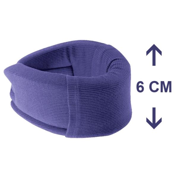 Collier cervical Bleu marine - C1 - Hauteur de cou 6 CM