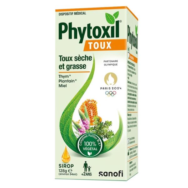 Sirop Phytoxil Toux - Toux sèche et grasse - 94 ml