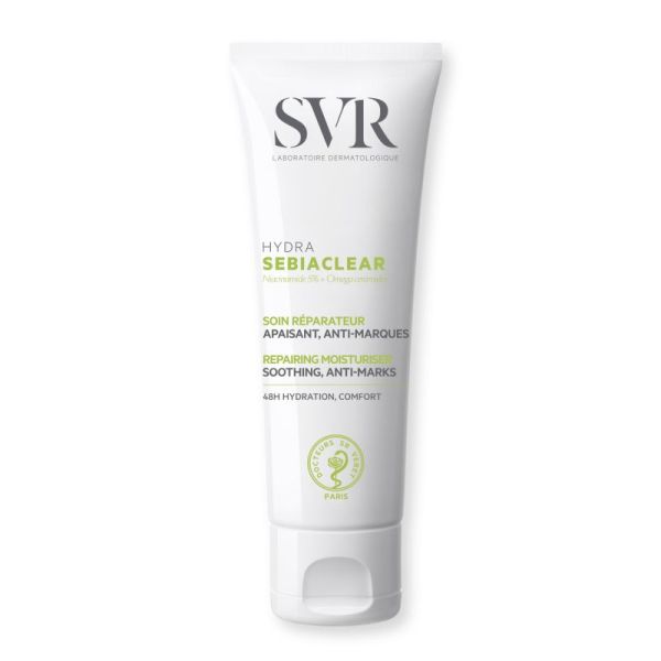 Crème hydratante Hydra Sebiaclear - Soin Réparateur Apaisant Anti-Marques - 40 ml