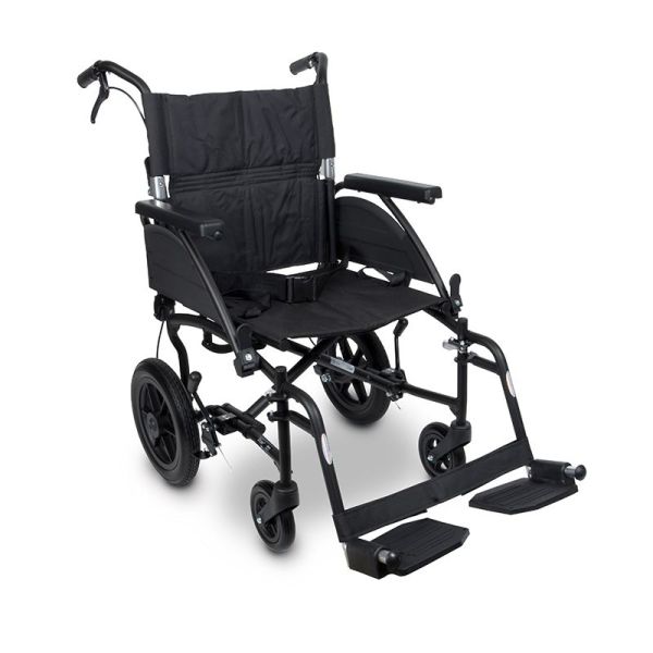 Fauteuil de Transfert Pliant Stan Up - Noir - Accoudoirs relevables