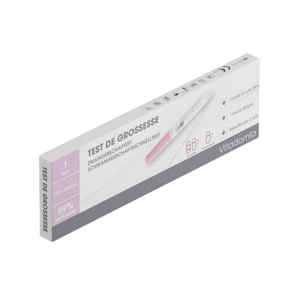 Test de grossesse ultra rapide - Vitadomia